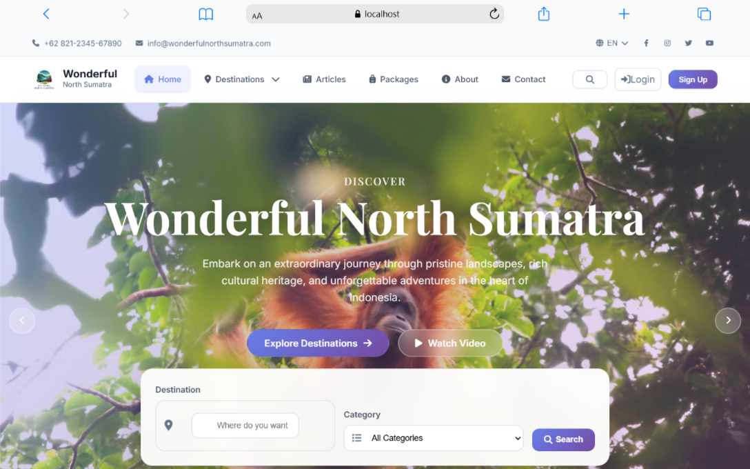Wonderful North Sumatera – Website Eksplorasi Wisata Sumatera Utara